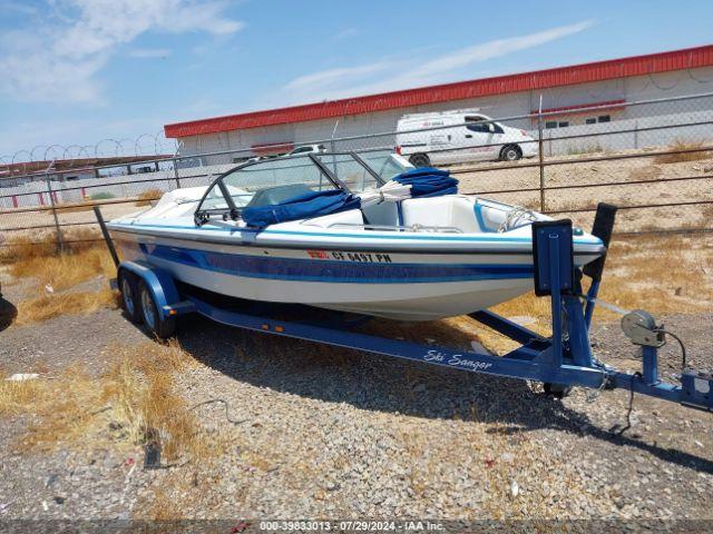  Salvage Sanger Boat & Trailer