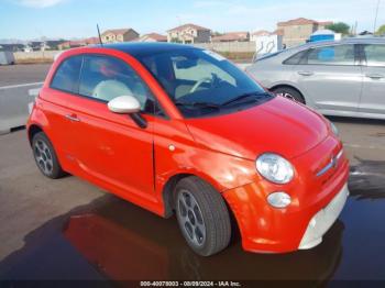  Salvage FIAT 500e