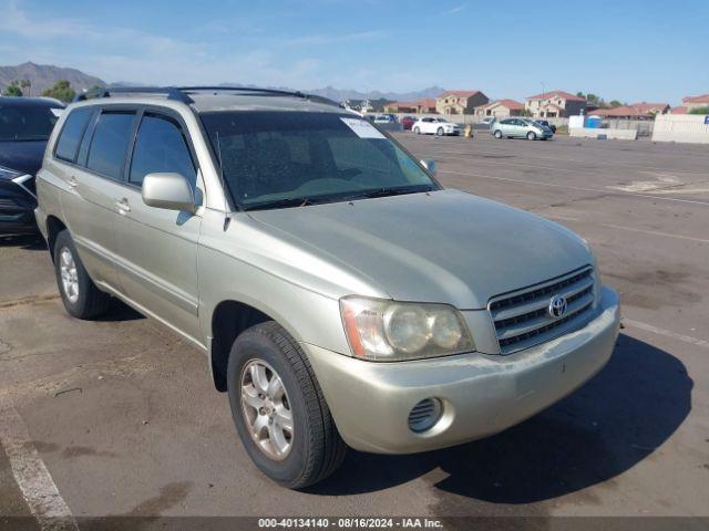  Salvage Toyota Highlander