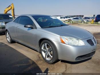  Salvage Pontiac G6