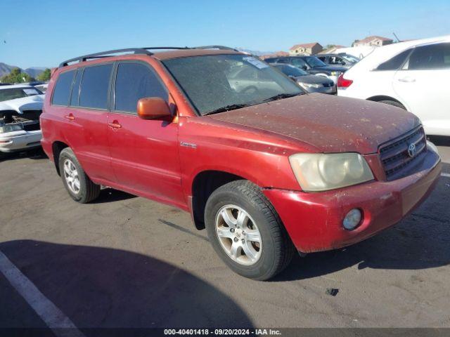  Salvage Toyota Highlander