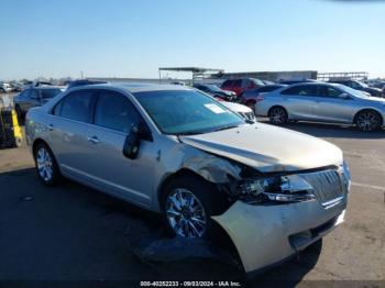  Salvage Lincoln MKZ