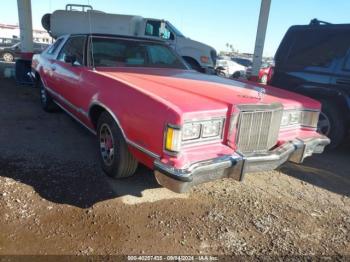  Salvage Mercury Cougar