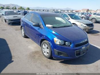  Salvage Chevrolet Sonic