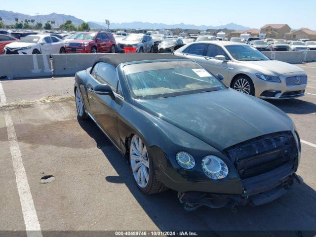  Salvage Bentley Continental Gtc