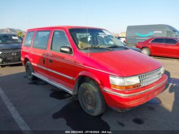  Salvage Plymouth Voyager