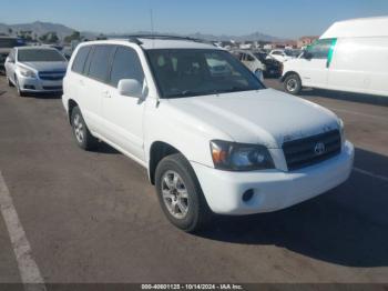  Salvage Toyota Highlander