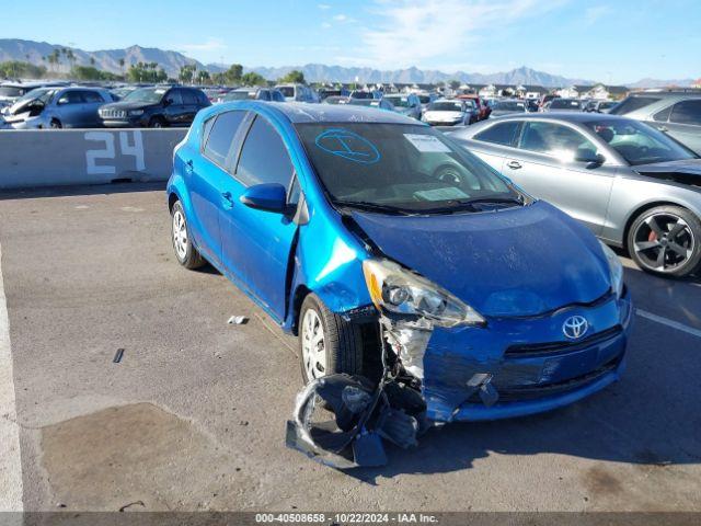  Salvage Toyota Prius c