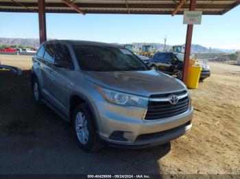  Salvage Toyota Highlander