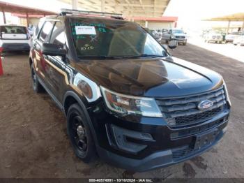  Salvage Ford Police Interceptor Utilit