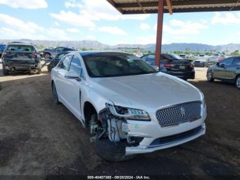  Salvage Lincoln MKZ Hybrid