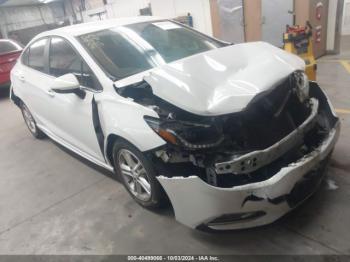  Salvage Chevrolet Cruze