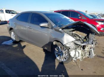  Salvage Toyota Corolla