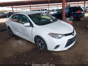  Salvage Toyota Corolla