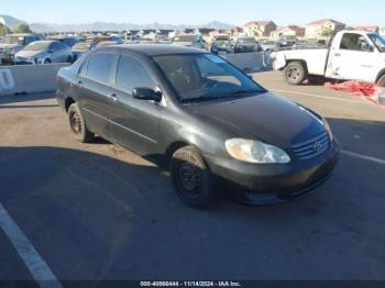  Salvage Toyota Corolla