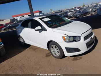  Salvage Chevrolet Sonic