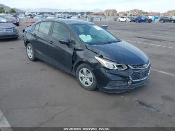  Salvage Chevrolet Cruze