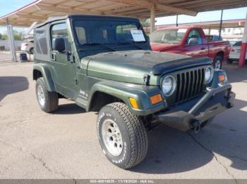  Salvage Jeep Wrangler