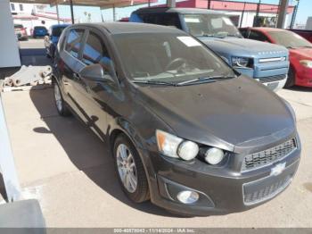  Salvage Chevrolet Sonic