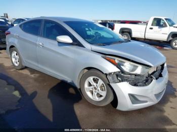  Salvage Hyundai ELANTRA