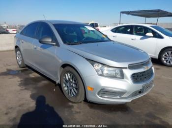  Salvage Chevrolet Cruze