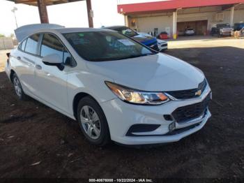  Salvage Chevrolet Cruze