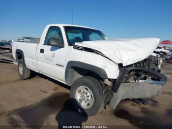  Salvage Chevrolet Silverado 2500