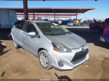  Salvage Toyota Prius c