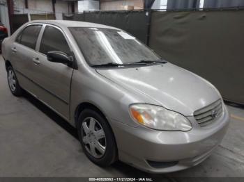  Salvage Toyota Corolla