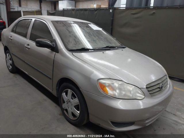  Salvage Toyota Corolla