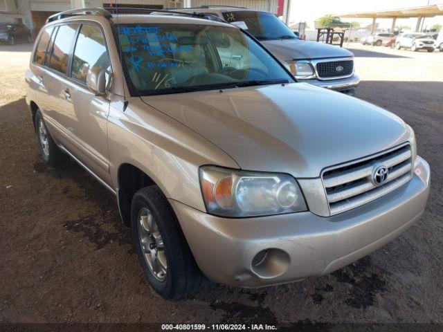  Salvage Toyota Highlander