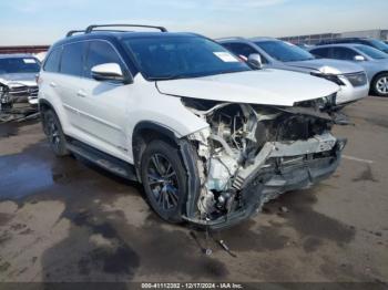  Salvage Toyota Highlander