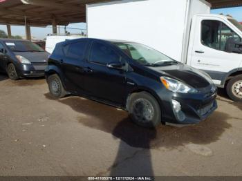  Salvage Toyota Prius c