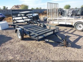  Salvage Zieman Utility Trailer