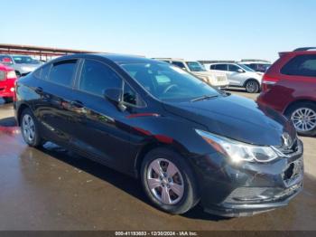  Salvage Chevrolet Cruze