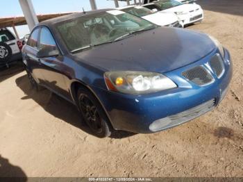  Salvage Pontiac G6