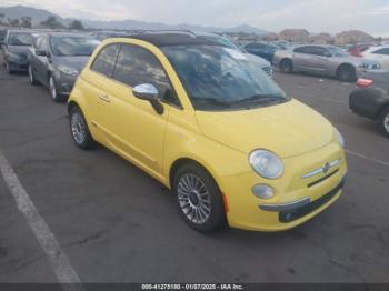  Salvage FIAT 500c