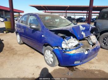  Salvage Chevrolet Aveo