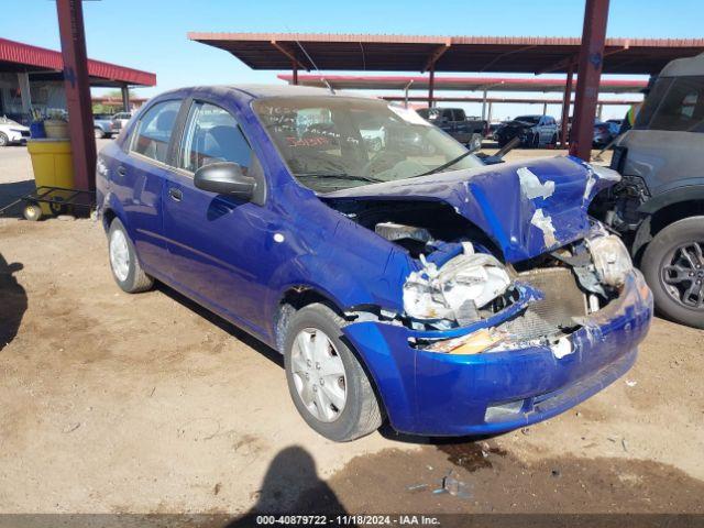  Salvage Chevrolet Aveo