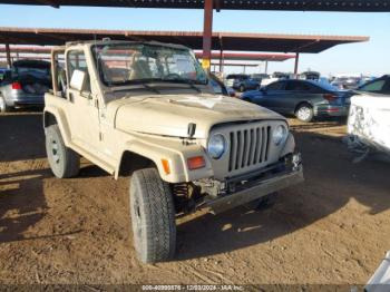  Salvage Jeep Wrangler