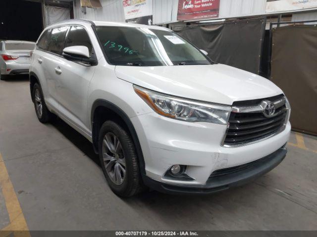  Salvage Toyota Highlander