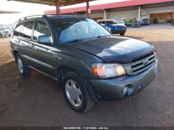  Salvage Toyota Highlander