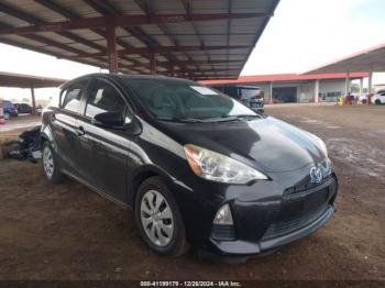  Salvage Toyota Prius c