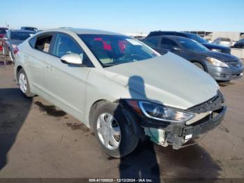  Salvage Hyundai ELANTRA