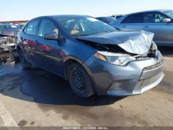  Salvage Toyota Corolla