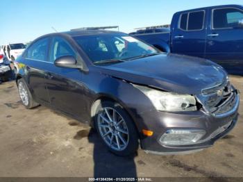  Salvage Chevrolet Cruze