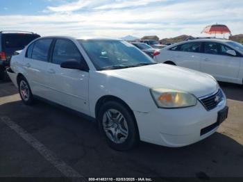  Salvage Chevrolet Malibu