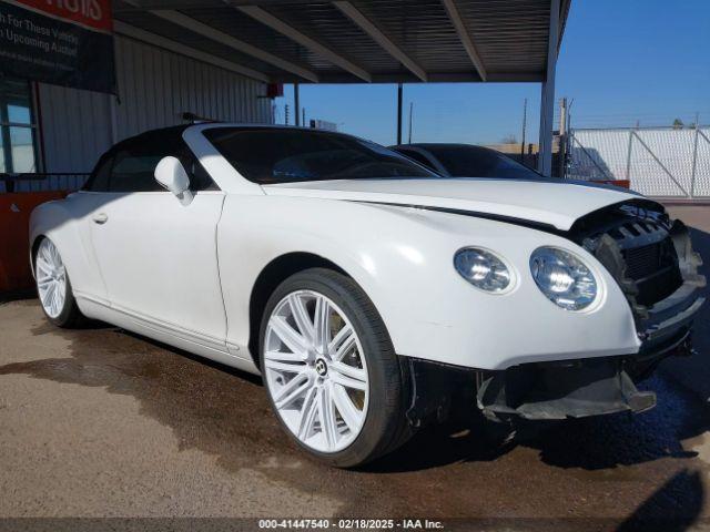  Salvage Bentley Continental Gtc