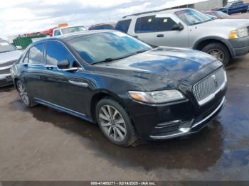  Salvage Lincoln Continental