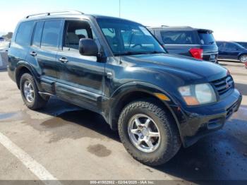  Salvage Mitsubishi Montero